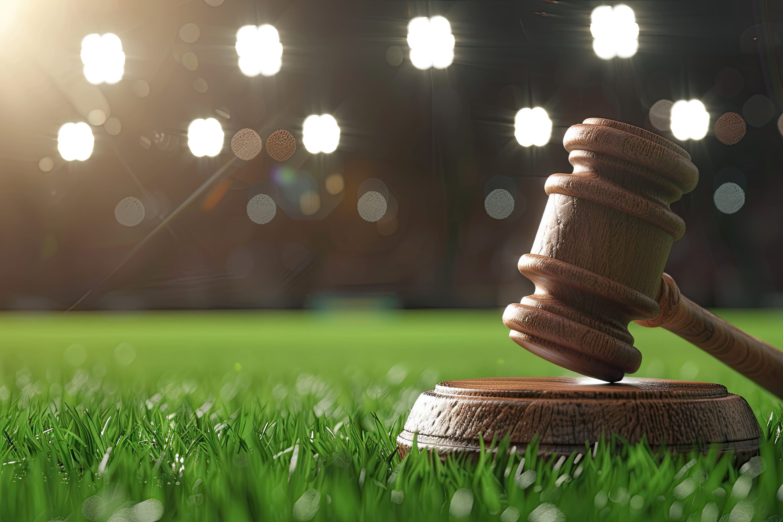 wooden-judges-gavel-grass-field-with-stadium-lights